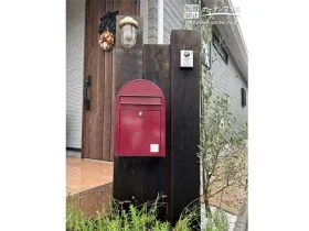毎日を温かく出迎えてくれる門柱[施工後]