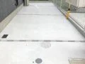 インターロッキング目地でデザイン性をもたせた駐車スペース