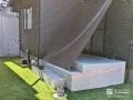 お庭へのアクセス性が高まるタイルデッキ