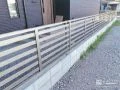 広めのスリットがお住まいに調和する目隠しフェンス