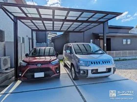 ブラックのかっこいいお住まいに似合う上質感のあるモダンな新築外構