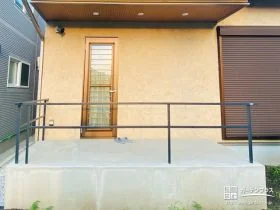 転落防止用のスタイリッシュなフェンス[施工後]
