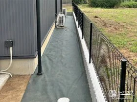 お住まいの境界を守るメッシュフェンス[施工後]
