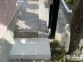 ポーチ左側にステップを新設