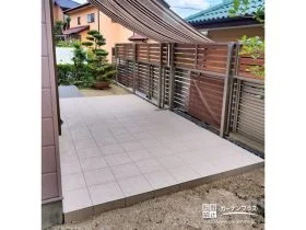 プライベート性が高くリラックスできるテラス設置工事