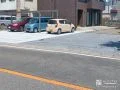 2種類の舗装で仕上げた駐車スペース