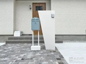 個性的な造形美が魅力の機能門柱「ルアン」[施工後]