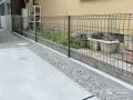 越境対策用のメッシュフェンス