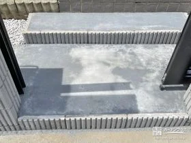 耐久性の高いアプローチステップ[施工後]
