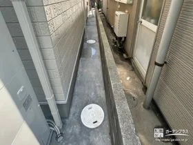 雑草対策万全な犬走り[施工後]