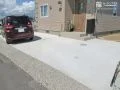 お車だけでなく自転車やバイクも快適に停められる駐車スペース工事