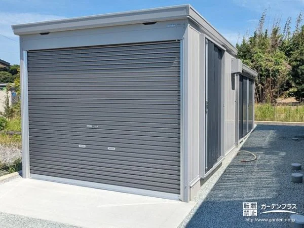 あると便利な屋外収納用の大きな物置設置工事