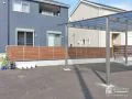 スタイリッシュながら温もりを感じられる外構工事