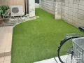 手間無く緑が楽しめるお庭