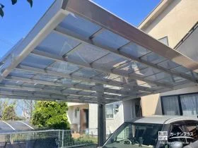 駐車スペースを最大限活用するカーポート[施工後]