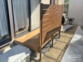 視線が気にならない憩いのウッドデッキ[施工後]