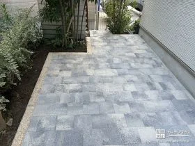 雑草が生えにくいローメンテナンスな主庭リフォーム工事
