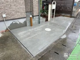 快適な駐車スペースを作った門まわりリフォーム工事