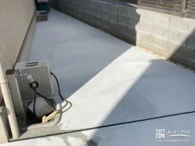 雑草対策ができローメンテナンスになった建物周りリフォーム工事