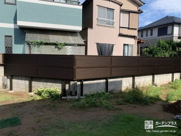 お庭で快適にお過ごしいただける目隠しフェンス設置工事