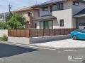 木の温もりを感じられる目隠しフェンス