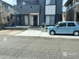 スタイリッシュで増えたお車が停めやすい駐車スペース工事