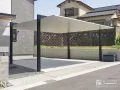 無駄のない洗練された印象のカーポート