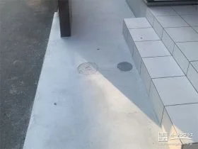 玄関前を清潔に保てる土間コンクリート打設工事