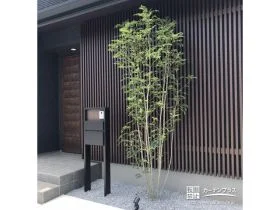 シックにバランスの取れた門周り[施工後]