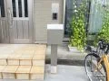 シンプルな組み合わせが人気の機能門柱