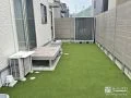グレージュカラーのエクステリアがおしゃれなお庭工事