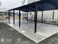 2台用のカーポートを縦連棟にしているため、4台分の広さがあります。
