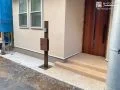 暖色系のカラーでまとめたことで毎日を温かく出迎えてくれる新築外構