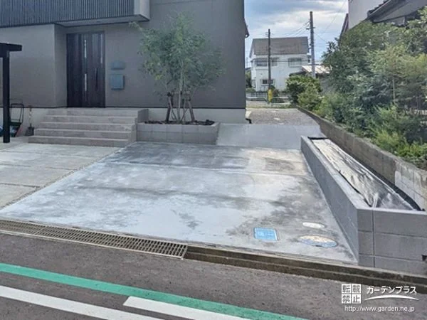 高低差のあるお住まいの有効面積を増やす外構リフォーム工事