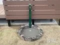 木目調デザインにぴったりなアースカラーの立水栓