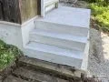 丈夫で永くお使いいただける小屋の階段リフォーム工事