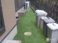 雑草対策になる防草シートと人工芝のお庭