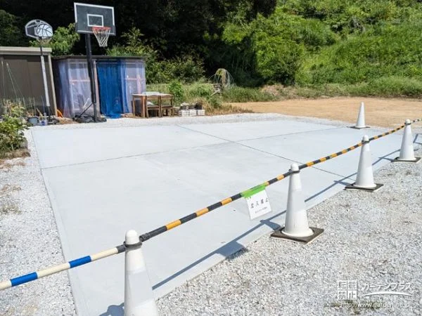 いつでもスポーツを楽しめるお庭へのリフォーム工事
