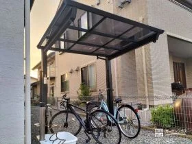 雨風から自転車を守るサイクルポート[施工後]