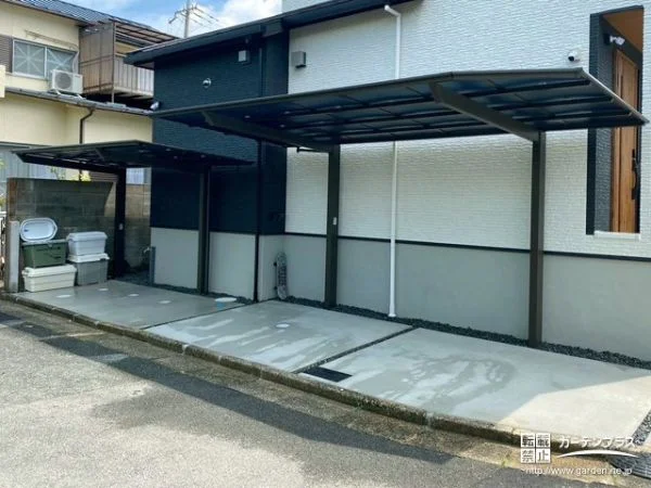 No.23320 お子さまといっしょのお出かけもスムーズなカーポート設置工事[施工後]