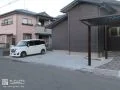 砂利で覆った予備駐車スペース