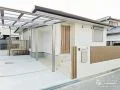 お住まいに調和する優しいトーンでまとめた新築外構