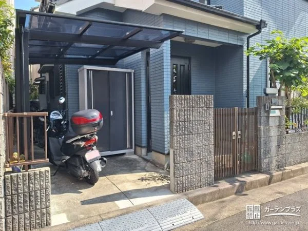 大型バイクを快適に保管できる駐輪スペースリフォーム工事