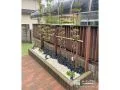 訪れる人の目を楽しませてくれる植栽スペース