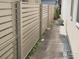 お住まいのプライバシーを守るスタイリッシュな目隠しフェンス設置工事