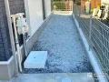 建物周りを守るメッシュフェンス