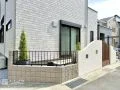 ナチュラルな化粧ブロックを使って防犯対策
