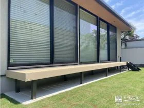 お庭の景色を眺めながら一家団らんできる憩いのスペース[施工後]