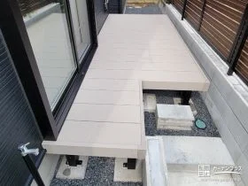 安心して永くお使いいただけるウッドデッキ設置工事