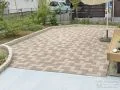 温もりを感じられるインターロッキングテラス